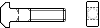 DIN 186 Болт крепления к пазам станочным, с Т-образной головкой и квадратным подголовком, неполная резьба