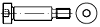 DIN 9841 Винт с утолщенным стержнем, с цилиндрической головкой с внутренним шестигранником под ключ